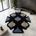 Eight Petal Stripe Rug View 3