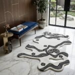 Ink Topography Rug View 3