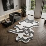 Ink Topography Rug View 2