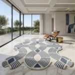 Interlocking Arc Rug View 2