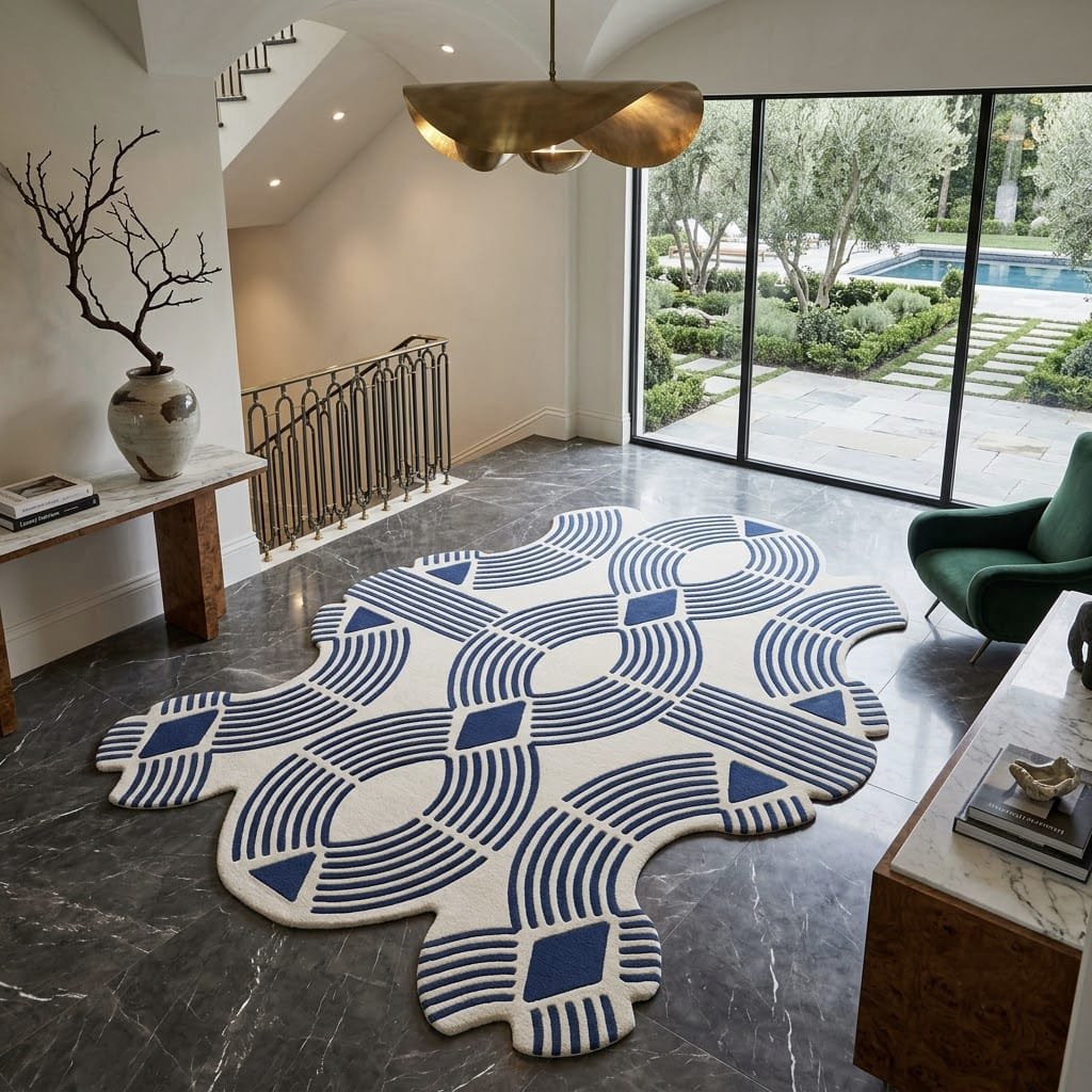 Interlocking Arc Rug