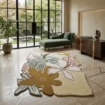Mustard Bloom Floral Rug View 6