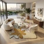 Mustard Bloom Floral Rug View 2