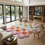 Rainbow Ripple Rug View 4