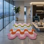 Rainbow Ripple Rug View 3