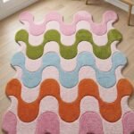Rainbow Ripple Rug View 5