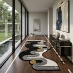 Black Gold Wave Runner Rug View 4