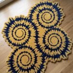 Mustard Sunburst Rug View 4