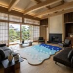 Blue Organic Wave Rug View 3