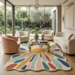 Multicolor Sunburst Rug View 3