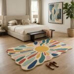 Multicolor Sunburst Rug View 7
