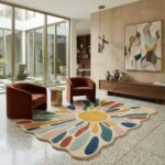 Multicolor Sunburst Rug View 2
