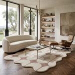 Geometric Scallop Rug View 2