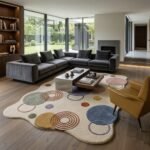Abstract Circle Rug View 4