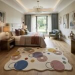 Abstract Circle Rug View 3