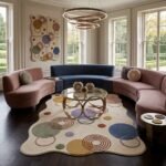 Abstract Circle Rug View 2