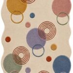 Abstract Circle Rug View 7