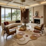 Retro Ring Scatter Rug View 2