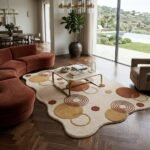 Retro Ring Scatter Rug View 3