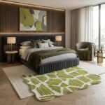 Green Abstract Rug View 6