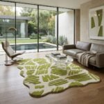 Green Abstract Rug View 2