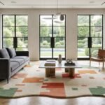 Modern Color Block Rug View 3