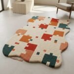 Modern Color Block Rug View 2