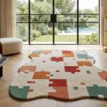 Modern Color Block Rug View 4