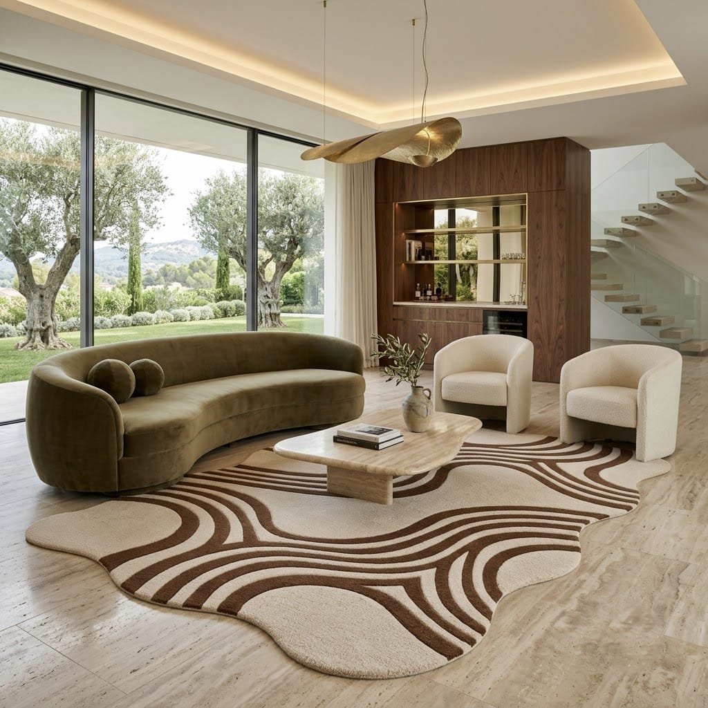 Modern Wave Rug