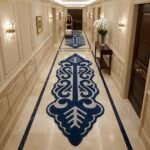 Royal Navy Scrollwork Runner Rug View 4