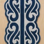 Royal Navy Scrollwork Runner Rug View 3