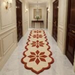Terracotta Bloom Ornamental Runner Rug View 2