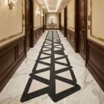 Graphite & Ivory Architectural Runner Rug View 3