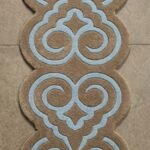 Camel & Blue Ornamental Runner Rug View 4