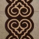 Imperial Brown & Ivory Ornamental Runner Rug View 4