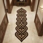 Imperial Brown & Ivory Ornamental Runner Rug View 2