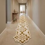 Champagne Gold & Ivory Heritage Runner Rug View 4