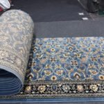 Sapphire Blue Ornamental Border Prayer Rug View 2