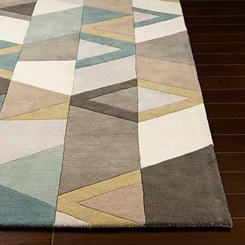 Elevate Your Space with Luxurious Tufted Carpet in Beige Multi-Color - Image 3