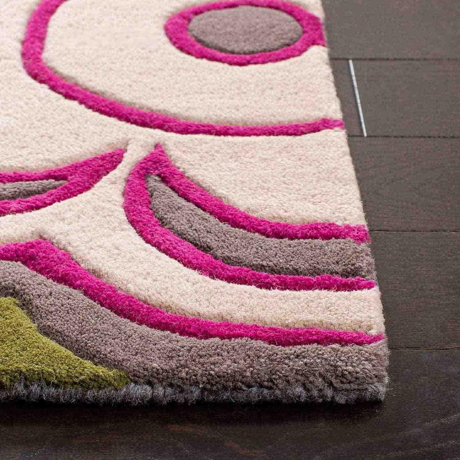 Discover the Elegance of Our Luxurious Tufted Carpet with Multi-Color Flowers - Image 2